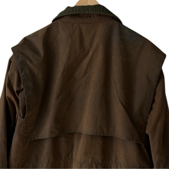 Vintage Lewis Creek x Ducks Unlimited Waxed Cotton Oilskin Field Chore Jacket XL - Picture 5 of 6